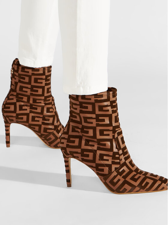 Guess Ботильйони Guess Dafina3 FL7DF3 FAL10 Коричневий