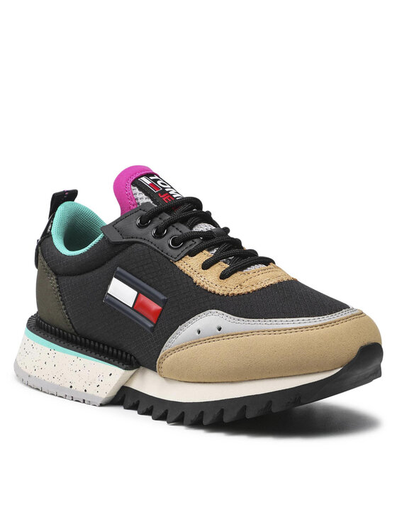 Tommy Jeans Laisvalaikio batai Tommy Jeans Wmns The Cleat EN0EN01507 Juoda