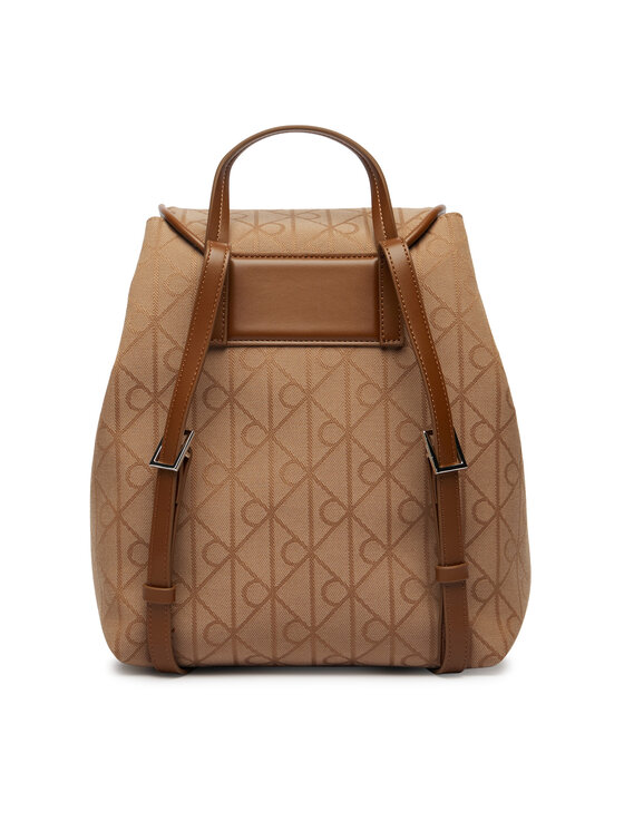 Calvin Klein Hátizsák Calvin Klein Emblem Aop Jacquard LV04F3536G Barna