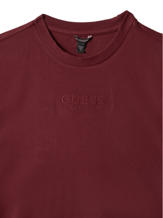 Guess Guess Camiseta L5RI36 K8HM4 Guinda/burdeos Regular Fit