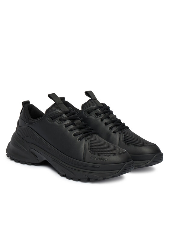 Calvin Klein Sneakersy Calvin Klein Hike Runner Laceup Tech Mix YM0YM01417 Czarny