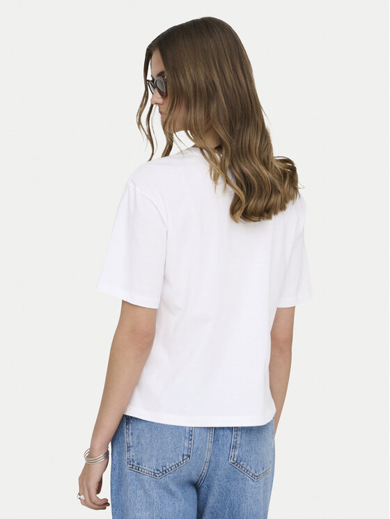 ONLY ONLY Camiseta Susan 15372179 Blanco Regular Fit