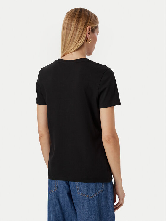 Tommy Hilfiger Tommy Hilfiger T-Shirt Heritage C-Nk WW0WW31999 Schwarz Regular Fit