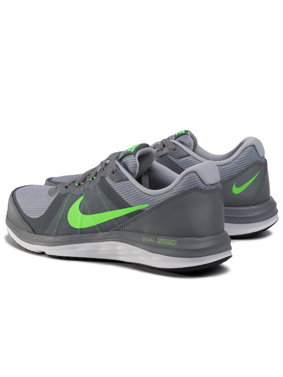 Nike Buty do biegania Nike Dual Fusion X 2 (GS) 820305 003 Szary