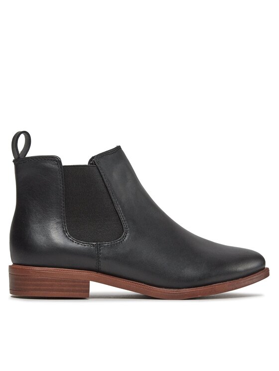 Clarks Челсі Clarks Taylor Shine 261119654 Чорний