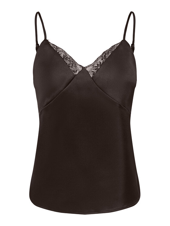 ONLY ONLY Top Faraya 15380254 Marrón oscuro Regular Fit