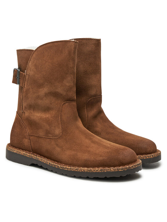 Birkenstock Gležnjače Birkenstock Uppsala Mid Shearling Leve 1028109 Smeđa