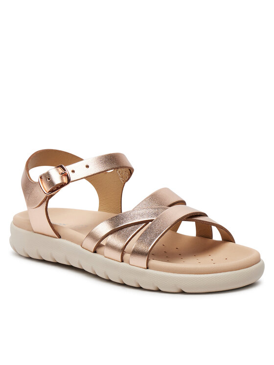 Geox Sandały Geox J Sandal Soleima Gir J45GSA 000CF C7018 S Różowe złoto