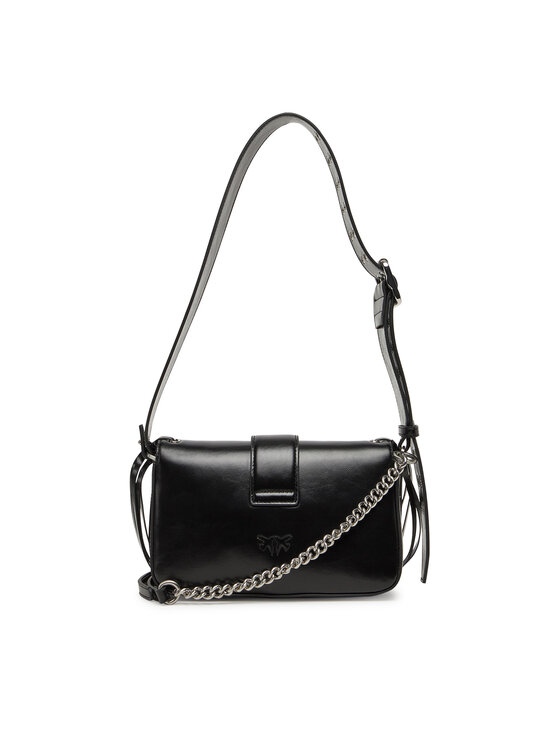 PINKO Borsetta PINKO Love One Mini Slouchy Fl PE 25 PLTT 104340 A28D Nero
