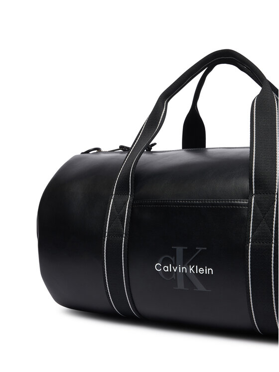 Calvin Klein Geantă Calvin Klein Bold Logo Webbing Weekender LV04D3461G Negru