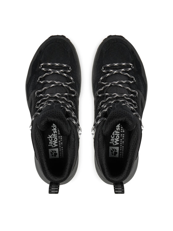 Jack Wolfskin Trekingová obuv Jack Wolfskin Vojo Tour Lt Texapore Mid W A62073 Sivá