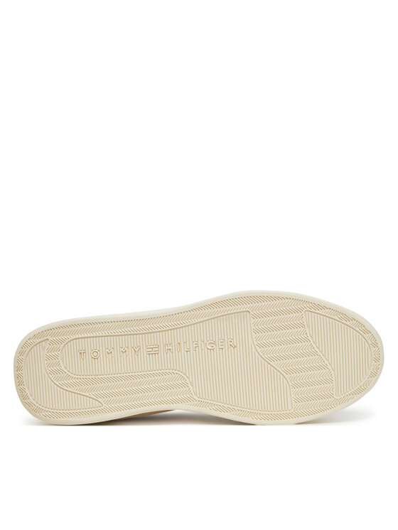 Tommy Hilfiger Sneakersy Tommy Hilfiger Essential Basket Sneaker FW0FW08456 Biela