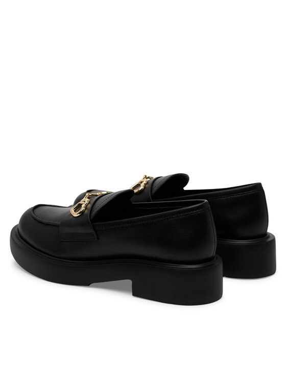 LOVE MOSCHINO Loafersy LOVE MOSCHINO JA10394G1MIA0000 Černá