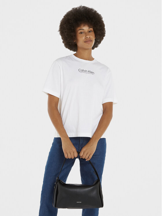 Calvin Klein Geantă Calvin Klein Gracie K60K611661 Negru