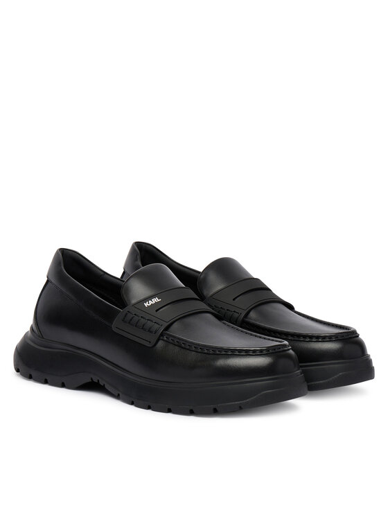 KARL LAGERFELD Лофери KARL LAGERFELD Magnus KL10610 Чорний