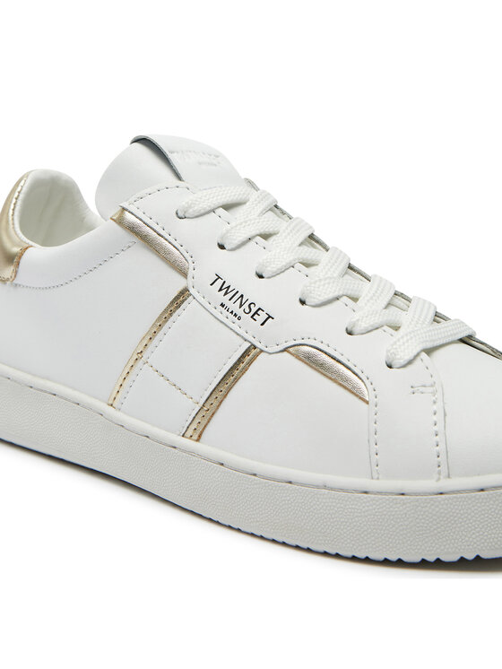 TWINSET Снікерcи TWINSET 241TCT090 Білий