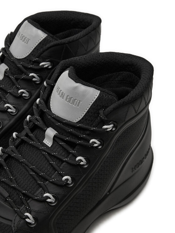 Moon Boot Sniega zābaki Moon Boot Luna Trek Mid Nylon 80D2480080 Melns