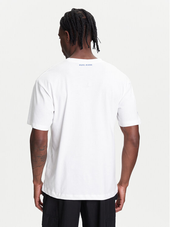 Pepe Jeans Pepe Jeans Футболка Red Bull Racing History RM500020 Білий Regular Fit
