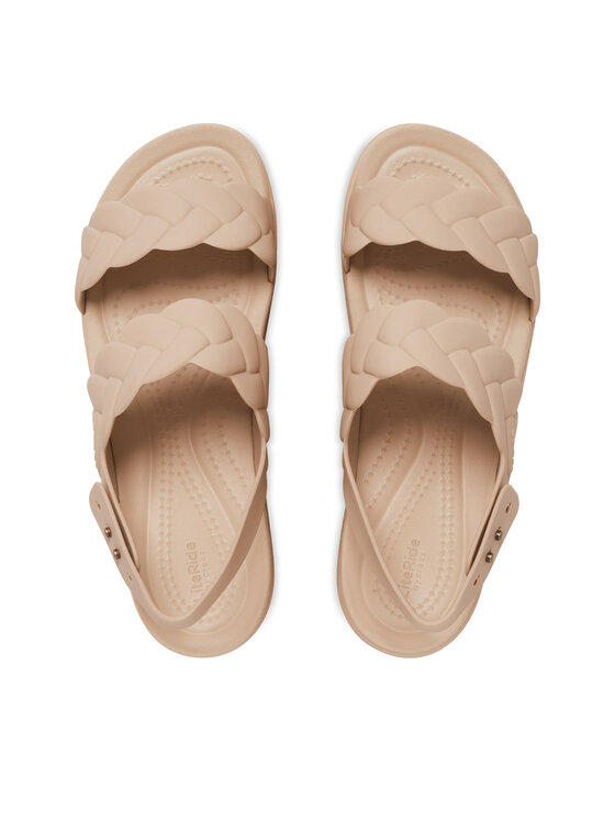 Crocs Босоніжки Crocs Brooklyn Woven Upper LW 209977 Бежевий