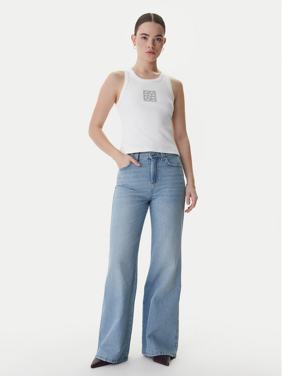 Marella Marella Топ Emme by Marella Sesamo 2615941041 Білий Regular Fit