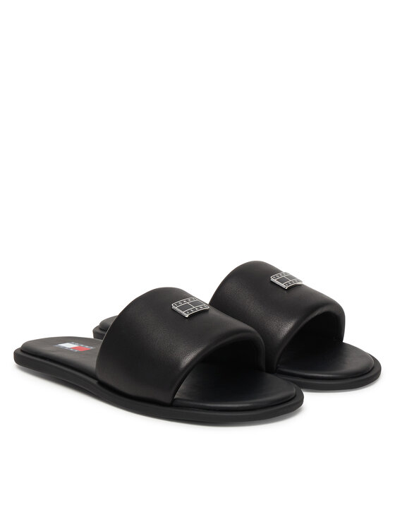 Tommy Jeans Iešļūcenes Tommy Jeans Tjw Soft Padded Casual Slide EN0EN02950 Melns