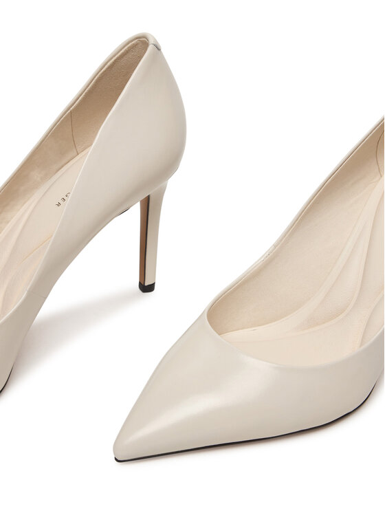 Tommy Hilfiger Szpilki Tommy Hilfiger Essential Pointed Pump FW0FW09362 Écru