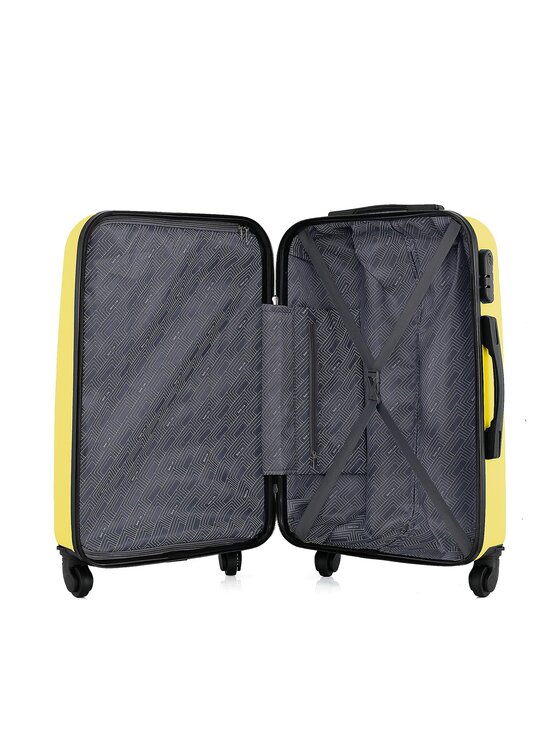 Semi Line Veľký kufor Semi Line T5629-6 Žltá