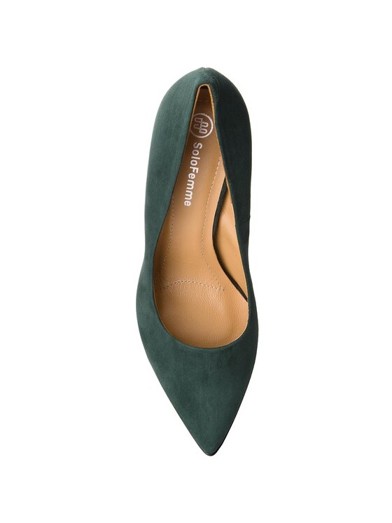 Solo Femme Туфлі на шпильці Solo Femme 34201-C7-H94/000-04-00 Зелений
