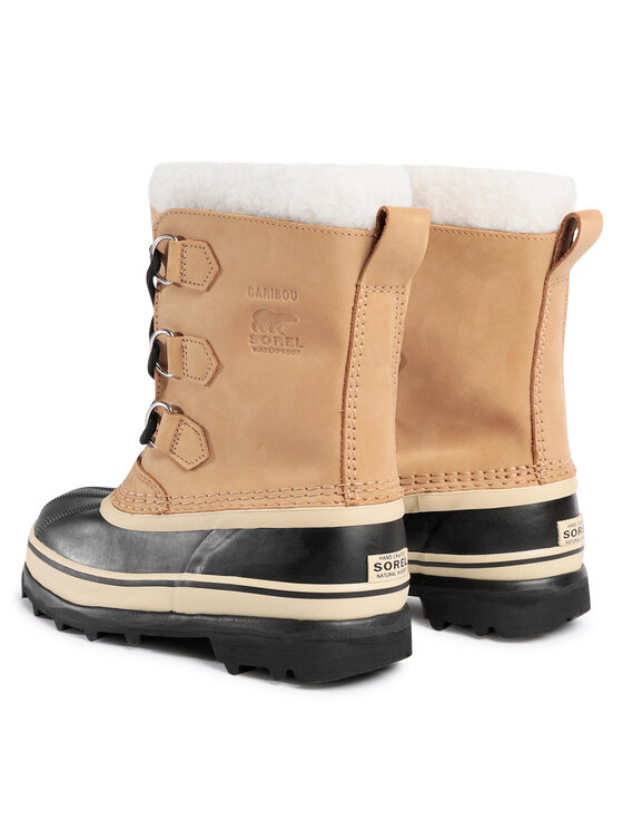 Sorel Cizme de zăpadă Sorel Youth Caribou LY1000 Maro