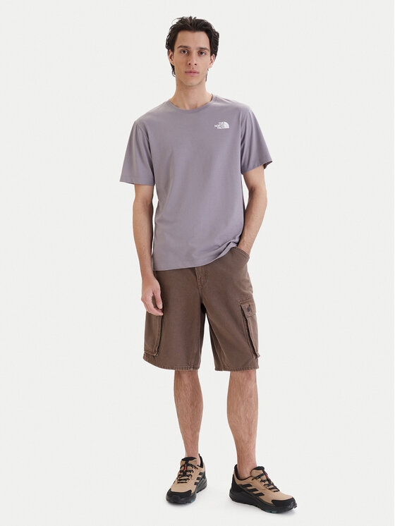 The North Face The North Face Camiseta NSE Box NF0A8GV2 Violeta Regular Fit