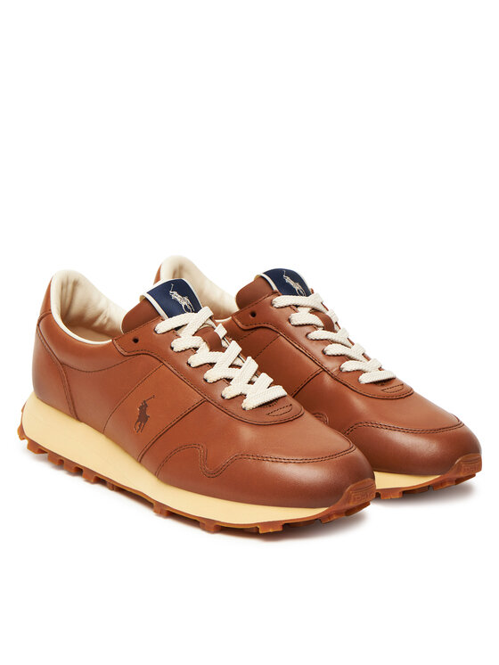 Polo Ralph Lauren Sneakersy Polo Ralph Lauren Prl Trail125 Sk Ltl 804956685001 Hnedá