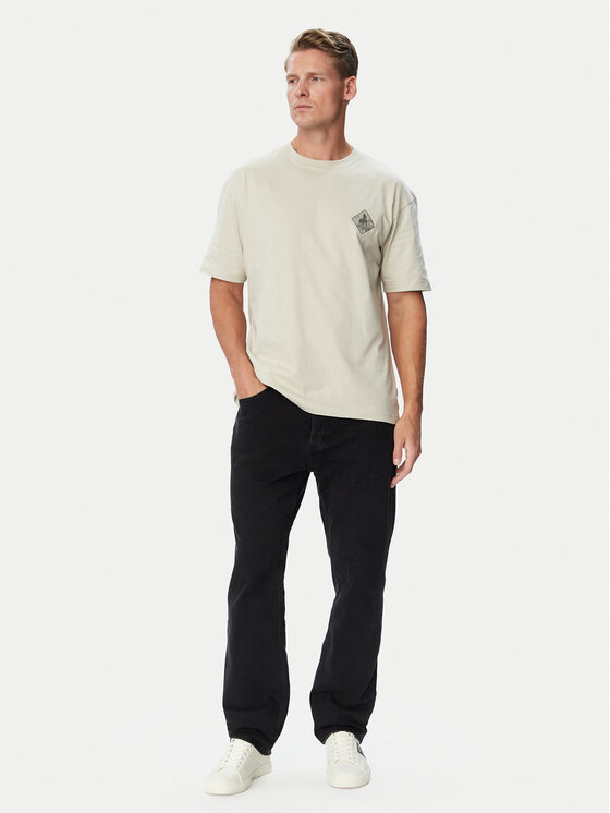 BOSS BOSS Camiseta Te Tools 50571290 Beis Regular Fit