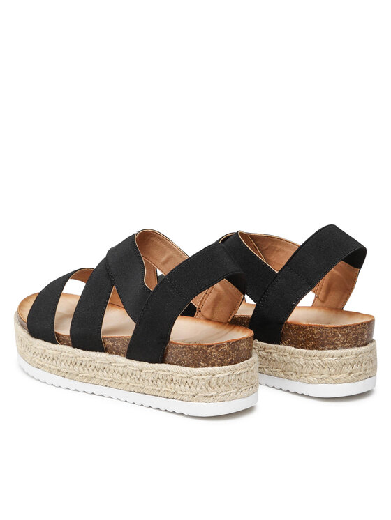Jenny Fairy Espadryle Jenny Fairy WS17059-07 Czarny