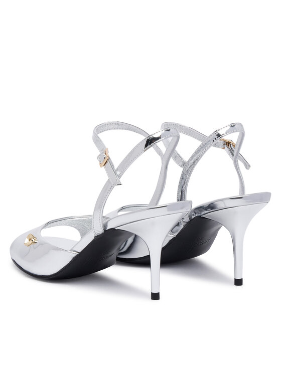 LOVE MOSCHINO Босоніжки LOVE MOSCHINO JA16107G0OJE090B Срібний
