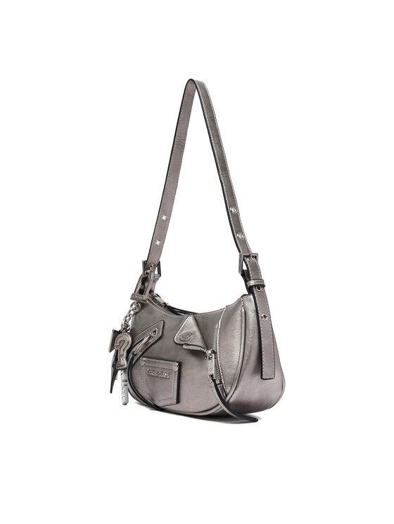 Guess Jeans Kabelka Guess Jeans CEO-GUESS-S-006-10 Strieborná