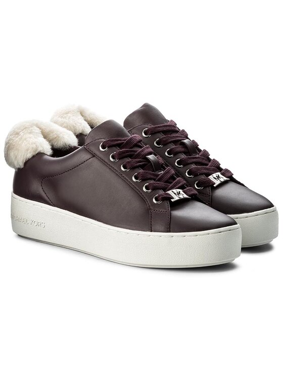 MICHAEL Michael Kors Snīkeri MICHAEL Michael Kors Poppy Lace Up 43F7POFS5L Bordo