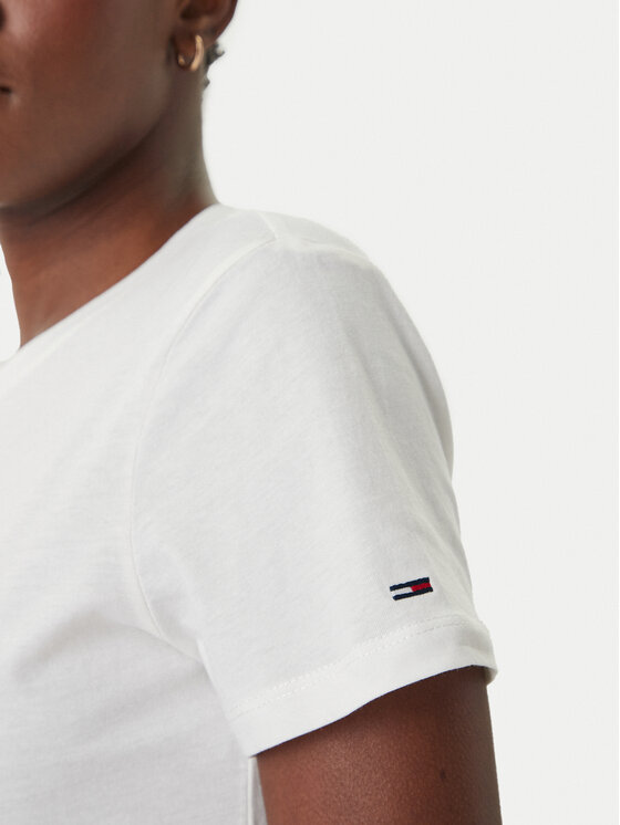 Tommy Jeans Tommy Jeans Camiseta DW0DW22277 Blanco Regular Fit