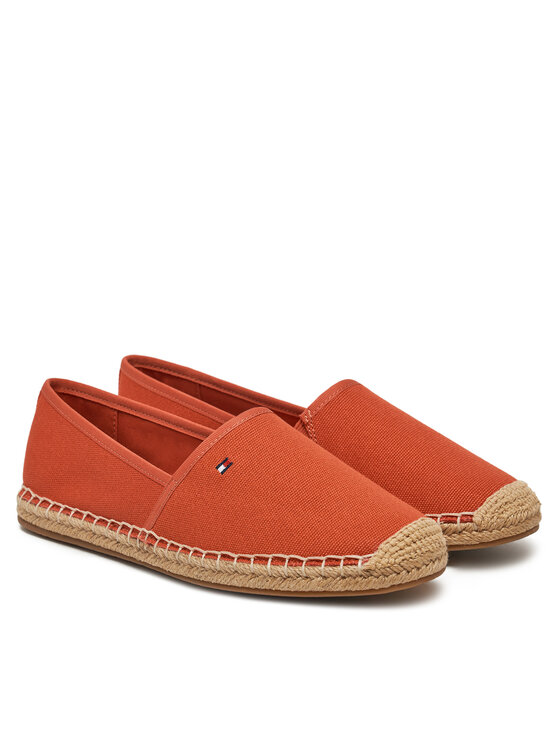 Tommy Hilfiger Espadrile Tommy Hilfiger Flag Canvas Espadrille FW0FW08541 Roșu