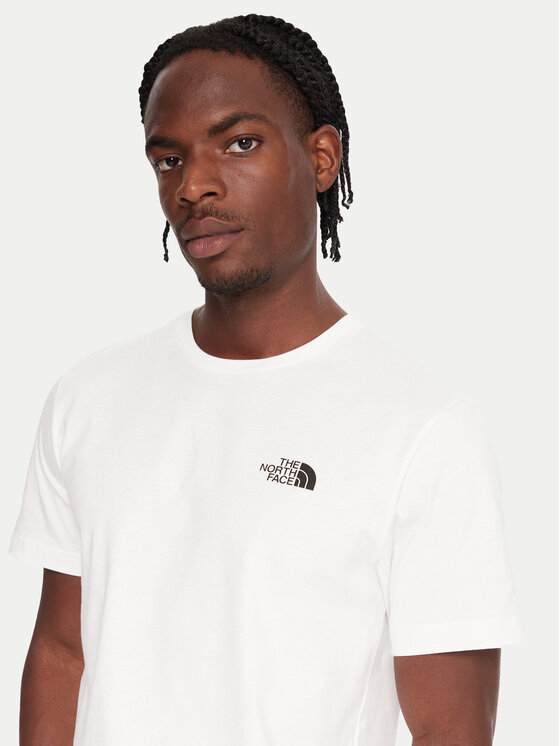 The North Face The North Face Camiseta Half Dome Photo NF0A8EE9 Blanco Regular Fit