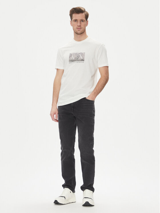 Armani Exchange Armani Exchange Футболка XM000555 AF10358 U0009 Білий Regular Fit