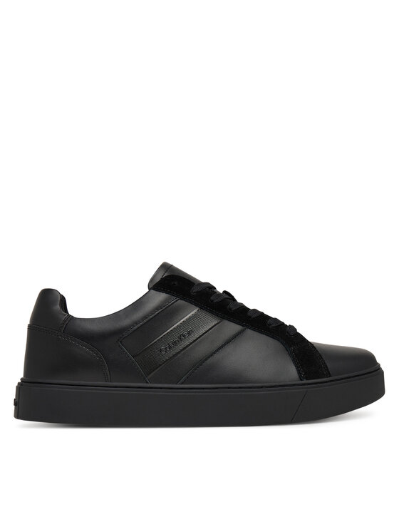 Calvin Klein Sneakers Calvin Klein Classic Cupsole Laceup Tape Lth2 YM0YM01448 Negru