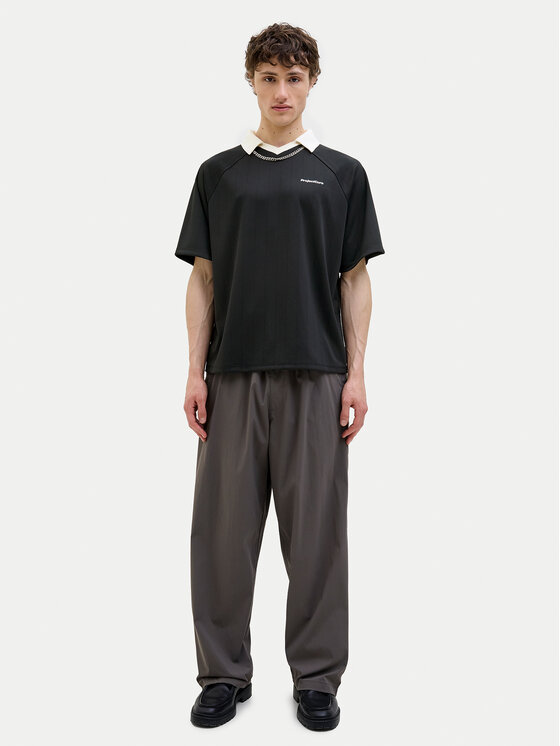 Jack & Jones Jack & Jones Поло Lido 12276758 Чорний Loose Fit