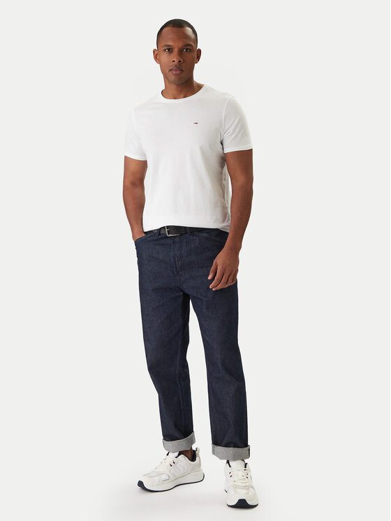 Tommy Jeans Tommy Jeans T-Shirt DM0DM04411 Λευκό Slim Fit