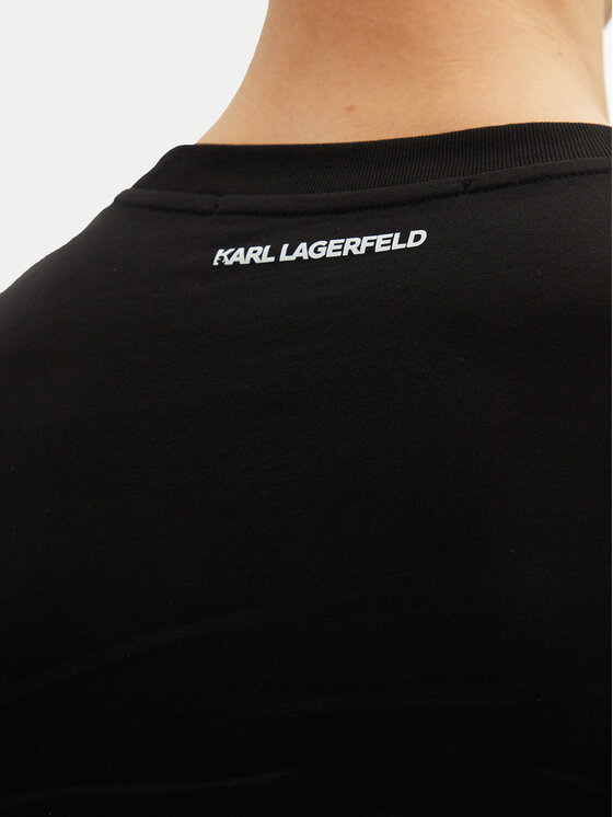 KARL LAGERFELD KARL LAGERFELD Camiseta 755061 552241 Negro Regular Fit