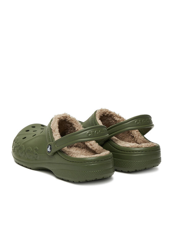 Crocs Шльопанці Crocs C-BAYA LINED CLOG 205969-3TC Зелений