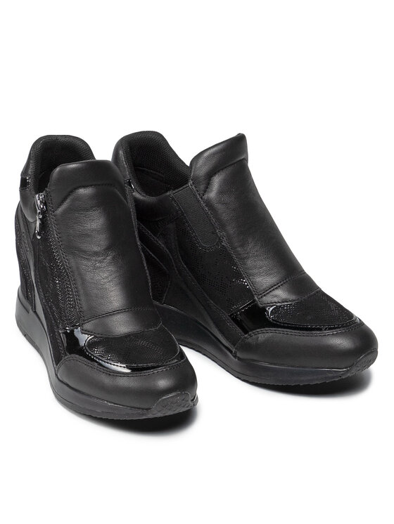 Geox Sneakersy Geox D Nydame A D620QA 085PZ C9999 Černá