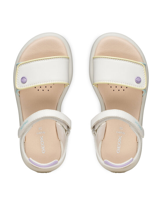 Geox Сандали Geox J Sandal Puffypop Gi J65MSC 05402 C0653 D Бял