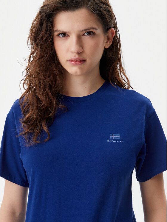 Napapijri Napapijri Camiseta S-Nina NP0A4H87 Azul Regular Fit