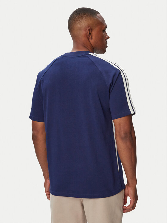 adidas adidas Футболка Seasonal Essentials Colorblock KF4193 Cиній Regular Fit