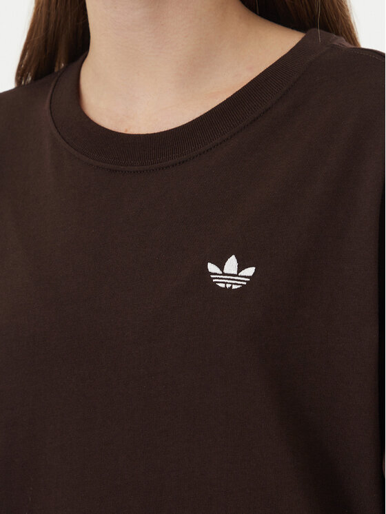 adidas adidas T-shirt Essentials Boyfriend LL0396 Tamno smeđa Regular Fit